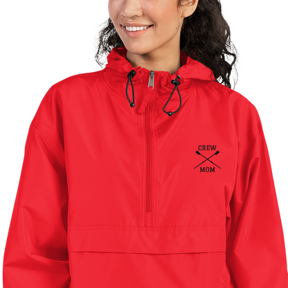 Crew Mom Embroidered Packable Jacket